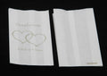 100 Pack Wedding Cake Bags Greaseproof Wax Paper Slice Take Home Favour Silver Heart n Message - SuperSaverAU - view 3