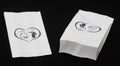 50 Pack Wedding Cake Bags Greaseproof Wax Paper Slice Take Home Favour Bride Groom in Heart - SuperSaverAU - view 2