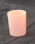Premium Votive Tealight Candle Holders - Champagne Pale Pink Glass, 10 Pack