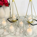 Premium Clear Glass Tealight Candle Holders - 20 Pack