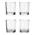 Premium Clear Glass Tealight Candle Holders - 20 Pack