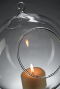 25 Pack Clear Glass Hanging Ball Candle Holders - 8cm Diameter - Wedding Decor - SuperSaverAU - view 4