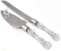 Elegant Silver Blade Cake Knife and Server Set - Gift Boxed, 2-Piece - SuperSaverAU - view 1