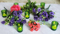 Premium Green Glass Votive Candle Holders 6.5cm - 20 Pack