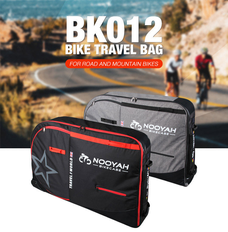 NOOYAH Bike Travel Bag Case Plane Boat Shipping Transport, Fits Cross Country All Mountain Bike, MTB, TT, Road Triathlon Bike 29er 700c - SuperSaverAU - view 10