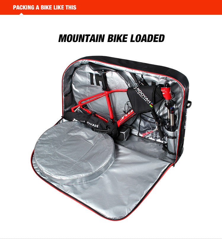 NOOYAH Bike Travel Bag Case Plane Boat Shipping Transport, Fits Cross Country All Mountain Bike, MTB, TT, Road Triathlon Bike 29er 700c - SuperSaverAU - view 11