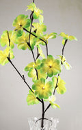 Green Frangipani Stem Fairy Lights 50cm H 20 LED Battery Operated Table Centrepiece - SuperSaverAU - view 3