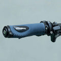ROCKBROS Deluxe MTB Handlebar Grips with Double Lock Rings - Blue, 2.22cm