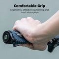 ROCKBROS Deluxe MTB Handlebar Grips with Double Lock Rings - Blue, 2.22cm