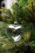 50 Wholesale Pack Iridescent Glass Heart Ornaments Fillable Baubles for Christmas Party Wedding DIY Craft Decorations - SuperSaverAU - view 6