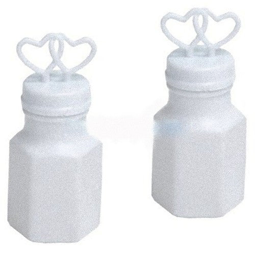 100 Pack Mini Wedding Heart Bubble Bottles send off wedding favors custom party favors - SuperSaverAU - view 1
