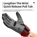 ROCKBROS Heated MTB Cycling Gloves with USB Heating - Large