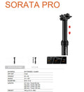 Satori Sorata Pro Adjustable Seatpost 30.9mm Diameter 125mm Travel Internal Cable - SuperSaverAU - view 5