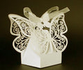 Ivory Cream Butterfly Wedding Favour Boxes - 10 Pack, Elegant Design, Easy Assembly - SuperSaverAU - view 2