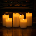 25 Pcs LED Block Pillar Candle White Flameless Safe Indoor Battery Power Party Home Decor Wedding Xmas Table Centrepiece - SuperSaverAU - view 3