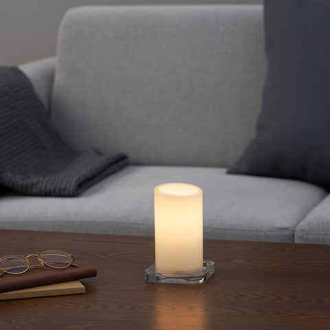 50 Pcs LED Block Pillar Candle White Flameless Safe Indoor Battery Power Party Home Decor Wedding Xmas Table Centrepiece - SuperSaverAU - view 1