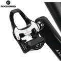Self Lock Clip In Bike Pedals LOOK KEO Cleat MTB Road 700C Hybrid BMX - Rockbros Black - SuperSaverAU - view 3