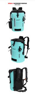 NOOYAH IPX8 Waterproof Bike Cycle Outdoor Sports Backpack Double-Layer Waterproof Bag  MINT GREEN - SuperSaverAU - view 4