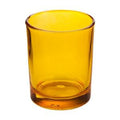 Premium Votive Tealight Candle Holders - Orange Glass, 40 Pack