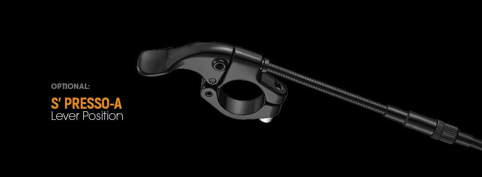 Satori Dropper Seat Post Overbar Remote Lever, 22.2~25.4mm, Includes Cable - SuperSaverAU - view 3