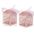Pink Dove Bird Boxes 10 Pack - 7.5x5x5 cm Wedding/Engagement Gift Boxes - SuperSaverAU - view 2