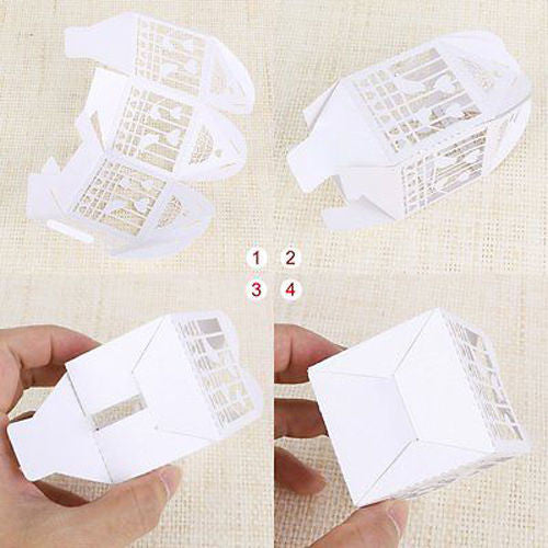 Pink Dove Bird Boxes 10 Pack - 7.5x5x5 cm Wedding/Engagement Gift Boxes - SuperSaverAU - view 5