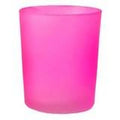 Premium Votive Tealight Candle Holders - Pink Frosted Glass, 20 Pack