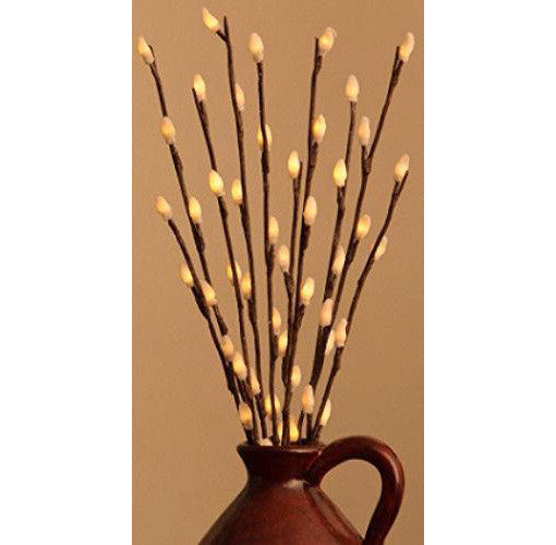 50cm LED Light Stem 20 Warm White Fairy Lights with Petal Accents
