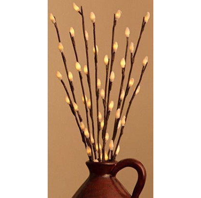 50cm LED Light Stem 20 Warm White Fairy Lights with Petal Accents