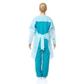 PrimeOn 15 Pack Impervious PPE Gown - Blue, Liquid Resistant, Comfortable Fit - SuperSaverAU - view 2