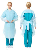 PrimeOn 15 Pack Impervious PPE Gown - Blue, Liquid Resistant, Comfortable Fit - SuperSaverAU - view 5