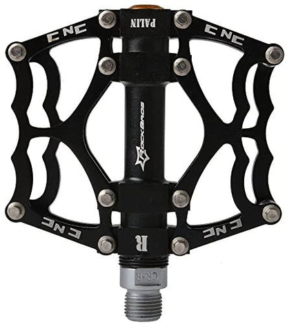 Rockbros Alloy Flat Pedal for BMX MTB - Ultralight 156g with Tri Bearing Grips
