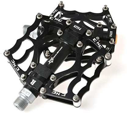 Rockbros Alloy Flat Pedal for BMX MTB - Ultralight 156g with Tri Bearing Grips