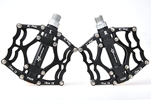 Rockbros Alloy Flat Pedal for BMX MTB - Ultralight 156g with Tri Bearing Grips