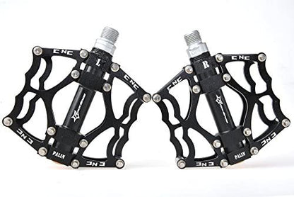 Rockbros Alloy Flat Pedal for BMX MTB - Ultralight 156g with Tri Bearing Grips
