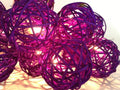 20 LED Cassis Rattan Ball Lights Battery Powered for Unique Decor - SuperSaverAU - view 2