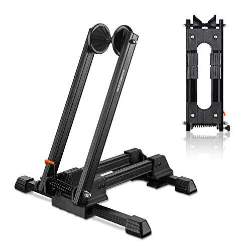 Bike Stand Foldable Portable- Rockbros Aluminum Alloy Light Weight 1.6gk Garage House Shed Bike Wheel Holder Portable - SuperSaverAU - view 1