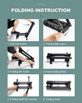 Bike Stand Foldable Portable- Rockbros Aluminum Alloy Light Weight 1.6gk Garage House Shed Bike Wheel Holder Portable - SuperSaverAU - view 5