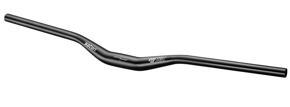 Satori MTB Handlebar 35mm Rise 780mm Width AL7050 Black 320g - SuperSaverAU - view 1