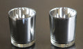 Premium Silver Mercury Glass Votive Candle Holders 6.5cm - 40 Pack
