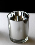 Premium Silver Mercury Glass Votive Candle Holders 6.5cm - 40 Pack