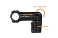Satori UP2 Plus Adjustable eBike Stem with Cable Hide - Black