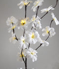 White Frangipani Stem Fairy Lights 50cm H 20 LED Battery Operated Table Decoration - SuperSaverAU - view 1