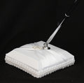 Wedding Guest Book 21cm x 16cm with 70 Pages & Silver Pen Stand Set - SuperSaverAU - view 2