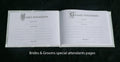 Wedding Guest Book 21cm x 16cm with 70 Pages & Silver Pen Stand Set - SuperSaverAU - view 5