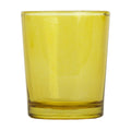 Premium Yellow Glass Votive Candle Holders 6.5cm - 20 Pack