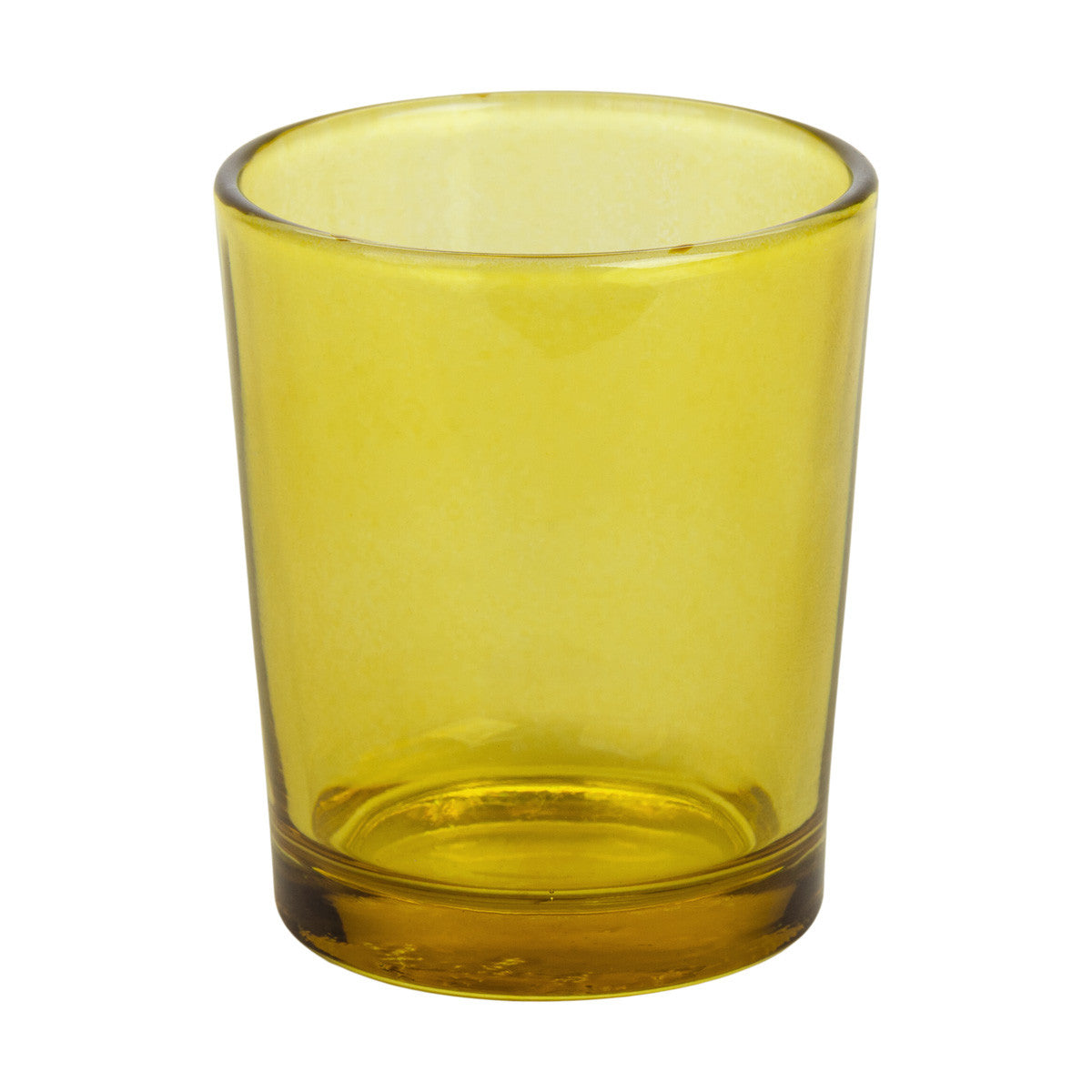 Premium Yellow Glass Votive Candle Holders 6.5cm - 40 Pack