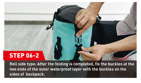 NOOYAH YELLOW 30L Waterproof Outdoor Sports Backpack - Reflective, Durable, Easy Clean - SuperSaverAU - view 2