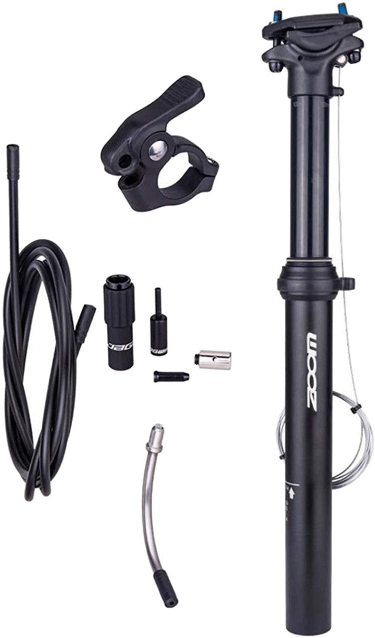 ZOOM Dropper Seatpost 30.9mm Diameter 100mm Travel External Cable Routing - SuperSaverAU - view 1