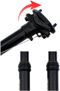 ZOOM Dropper Seatpost 31.6mm Diameter 100mm Travel External Cable Routing - SuperSaverAU - view 5